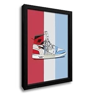 Air Jordan 1 Chicago UNC/ Off-White Wall Art